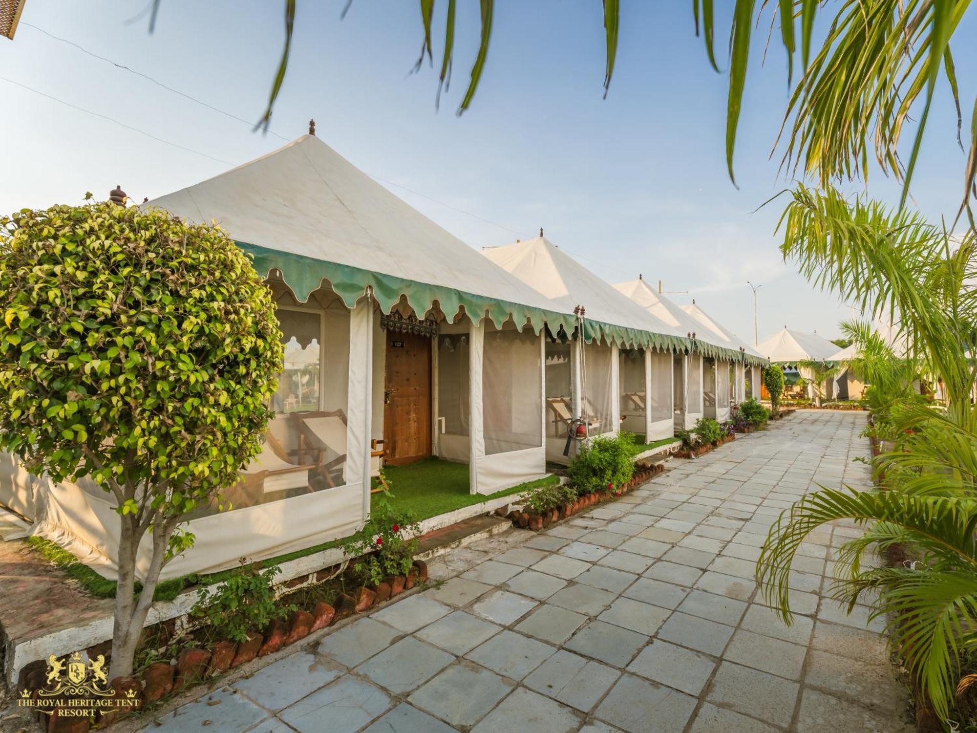 The Royal Heritage Tent Resort- Statue Of Unity Kevadia Екстериор снимка