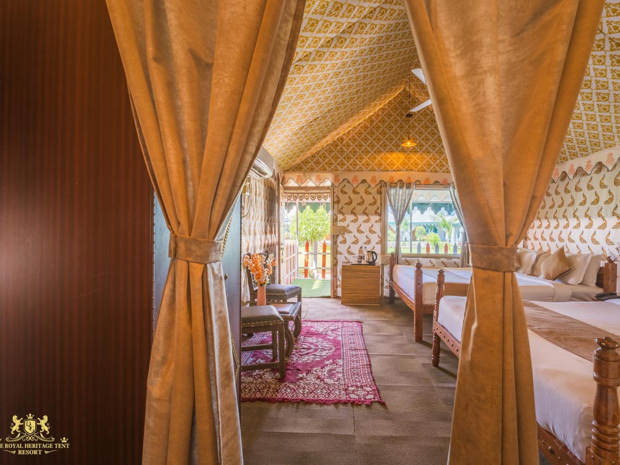 The Royal Heritage Tent Resort- Statue Of Unity Kevadia Екстериор снимка