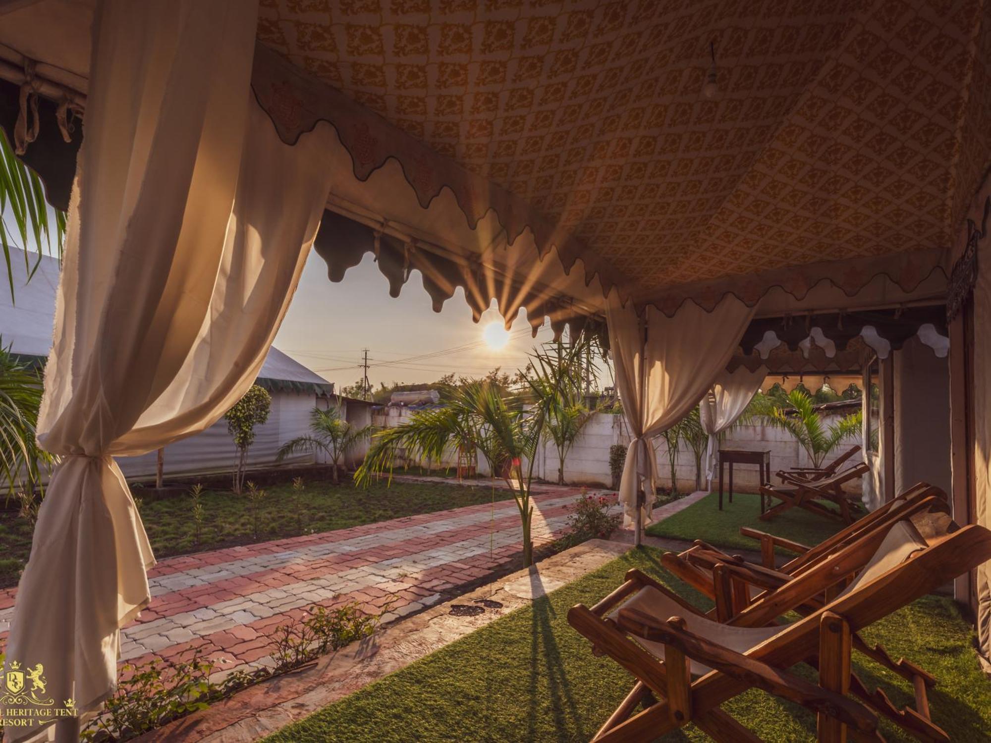 The Royal Heritage Tent Resort- Statue Of Unity Kevadia Екстериор снимка